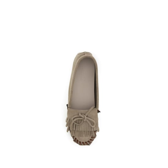 Mocasín de cuero de ternera gris Paris Texas Bos Taurus - Image 4