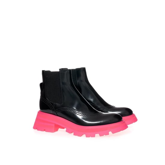 Botas Chelsea de cuero negras Alexander McQueen - Image 3