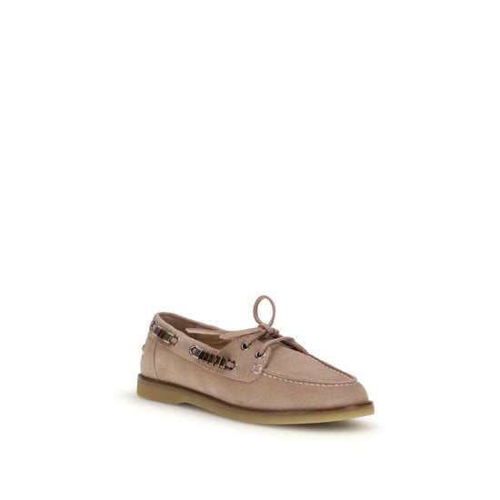 Mocasines Slip-On de Cuero de Ternera Beige PINKO - Image 2