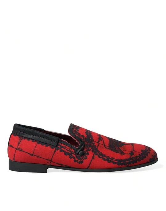 Zapatos de Hombre Mocasines Torero Rojos y Negros Dolce & Gabbana - Image 1