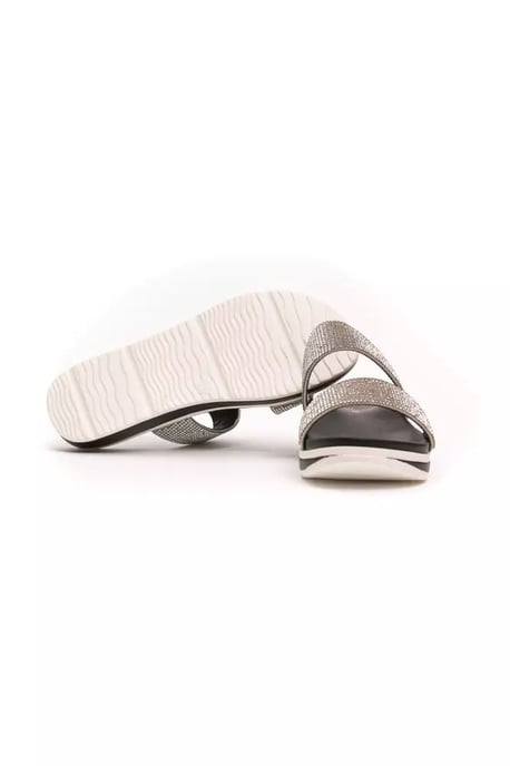 Sandalía de mujer Péché Originel Silver Textil - Image 4