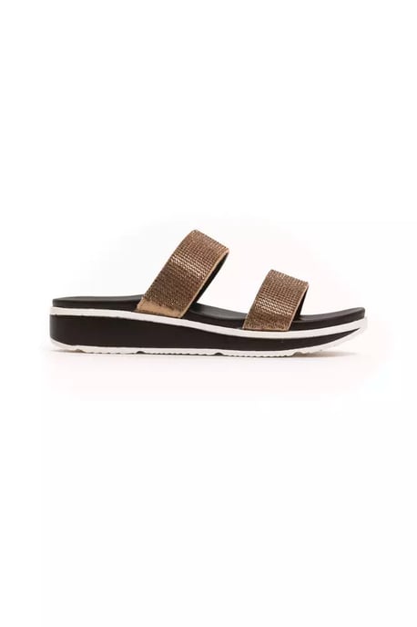 Sandalía de Mujer Textil Beige Péché Originel - Image 1