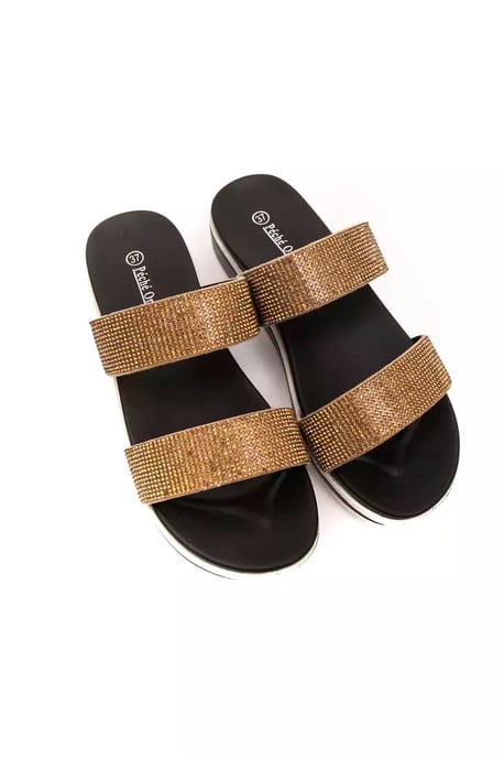 Sandalía de Mujer Textil Beige Péché Originel - Image 2