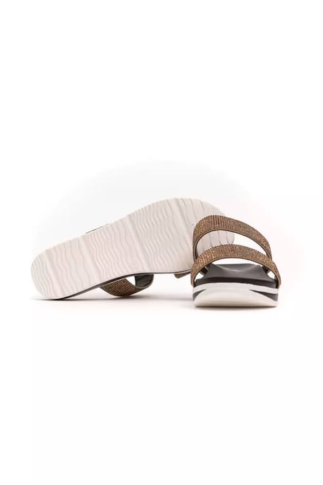 Sandalía de Mujer Textil Beige Péché Originel - Image 4