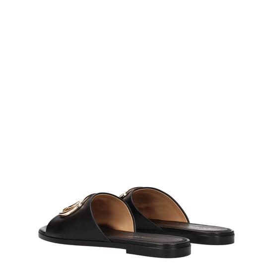 Pantuflas de Cuero Negras Off-White - Image 4