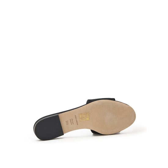 Pantuflas Negras de Poliéster Dolce & Gabbana - Image 4