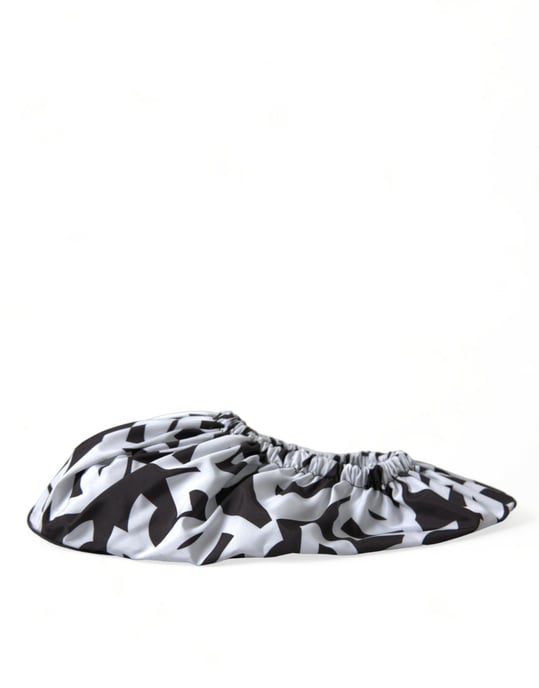 Zapatos Planos Slip On de Nylon con Logo Blanco de Dolce & Gabbana - Image 1