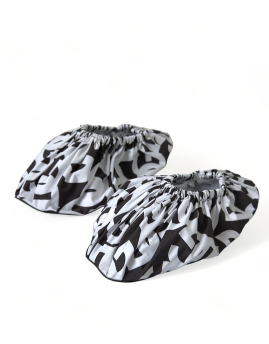 Zapatos Planos Slip On de Nylon con Logo Blanco de Dolce & Gabbana - Image 2