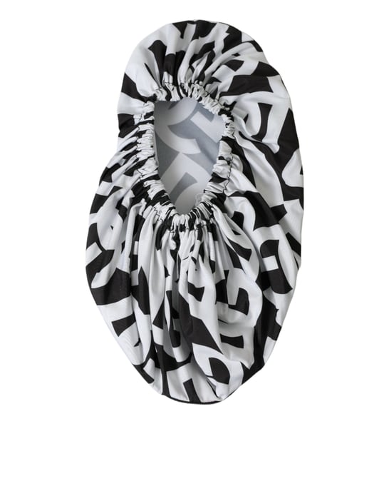Zapatos Planos Slip On de Nylon con Logo Blanco de Dolce & Gabbana - Image 5