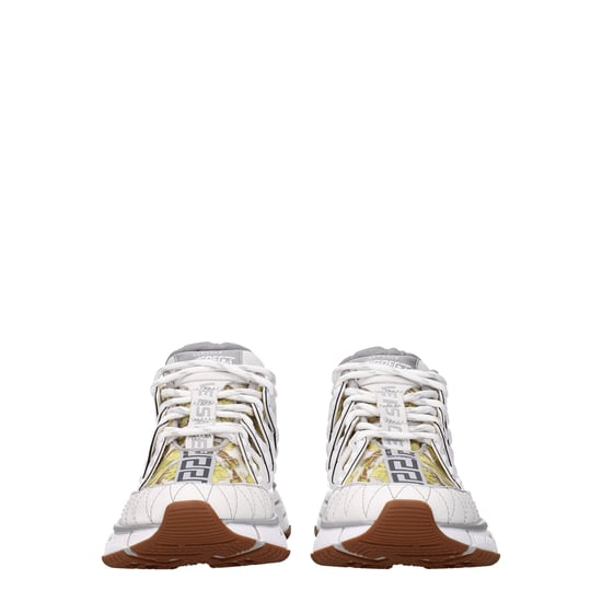 Zapatillas Deportivas de Cuero Blanco Versace - Image 3