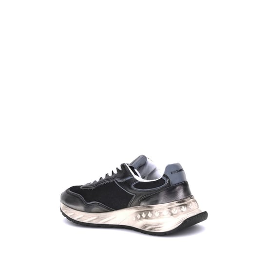 Zapatillas Deportivas Dsquared² de Cuero Negro de Ternera Bos Taurus - Image 3