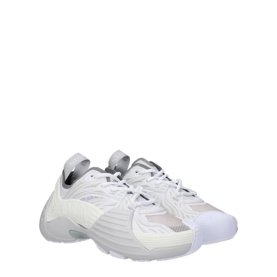 Zapatillas deportivas de cuero blanco Lanvin - Image 2