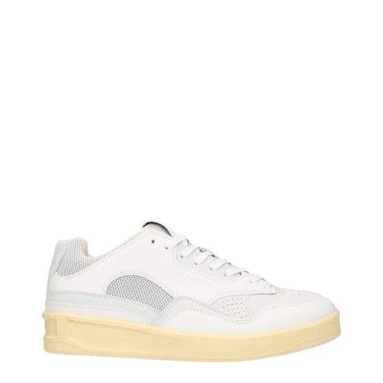 Zapatillas bajas de cuero blanco Jil Sander - Image 1