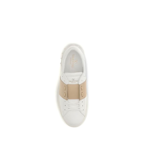 Zapatillas bajas de piel de ternero blanca Bos Taurus de Valentino Garavani - Image 4