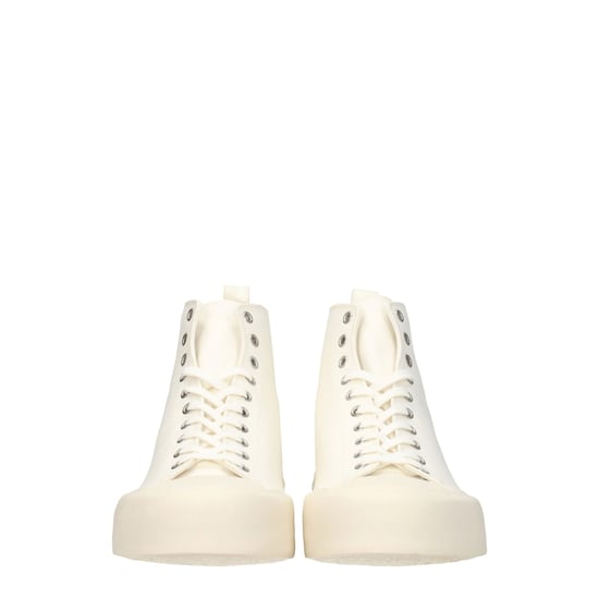 Zapatillas altas de tela beige Jil Sander - Image 3