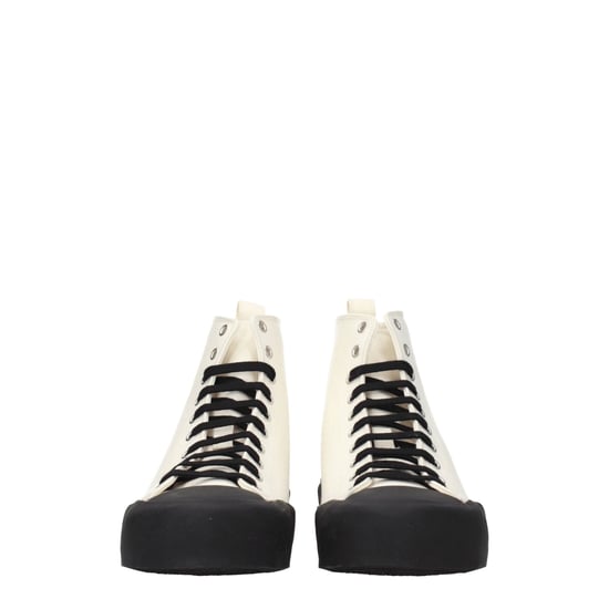 Zapatillas altas de tela beige Jil Sander - Image 3