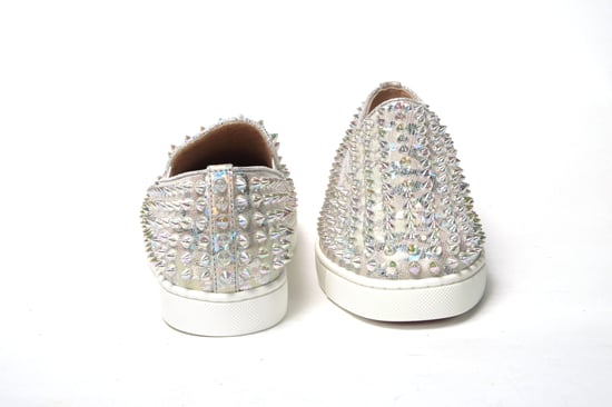Zapatilla plana mujer Christian Louboutin White Ab/Ruleta Clear Ab Roller Boat - Image 6