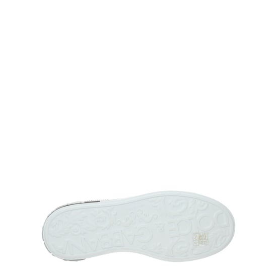 Sneakers Portofino - Dolce &amp; Gabbana - Piel - Blanco/Plateado - Image 5