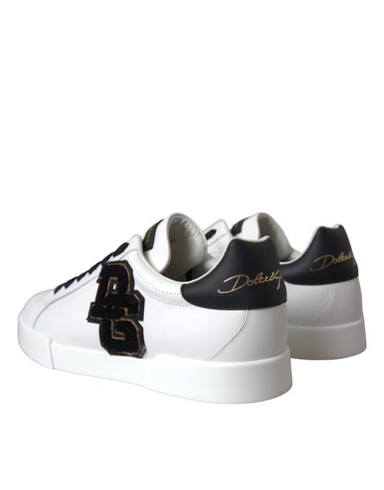 Zapatillas informales de cuero blanco con logo DG de Dolce & Gabbana - Image 4