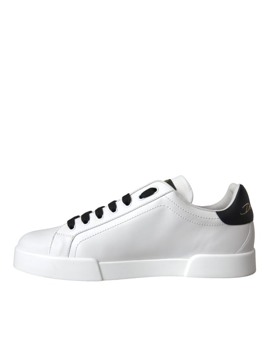 Zapatillas informales de cuero blanco con logo DG de Dolce & Gabbana - Image 5