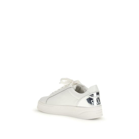 Zapatillas bajas de piel de ternera blanca PINKO Bos Taurus - Image 3