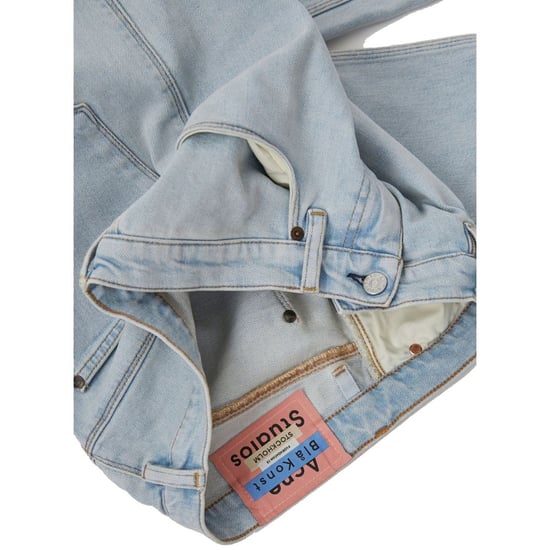 Jeans ajustados de algodón azul Acne Studios - Image 3