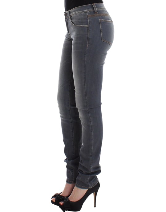 Pantalones de mezclilla ajustados grises Ermanno Scervino - Image 2