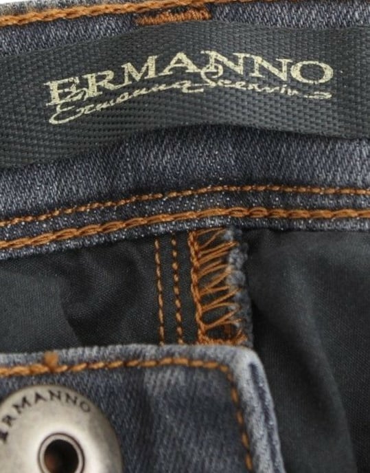 Pantalones de mezclilla ajustados grises Ermanno Scervino - Image 6