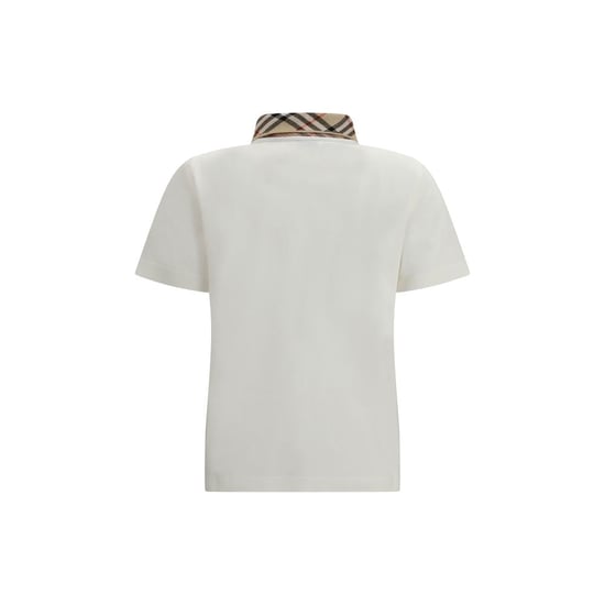 Camisa Polo de Algodón Blanca Burberry - Image 2