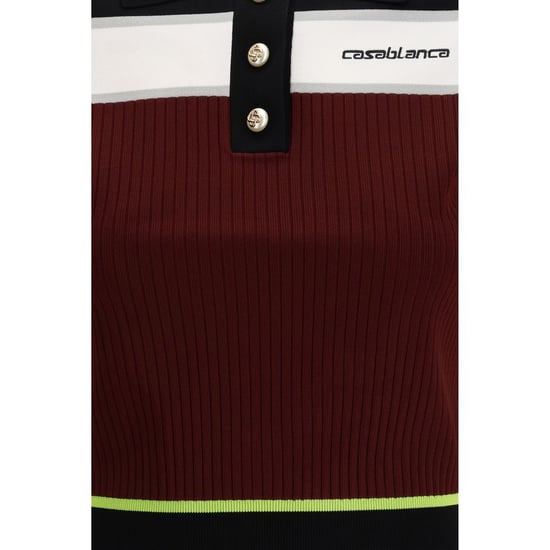 Camisa Polo de Viscosa Multicolor Casablanca - Image 3
