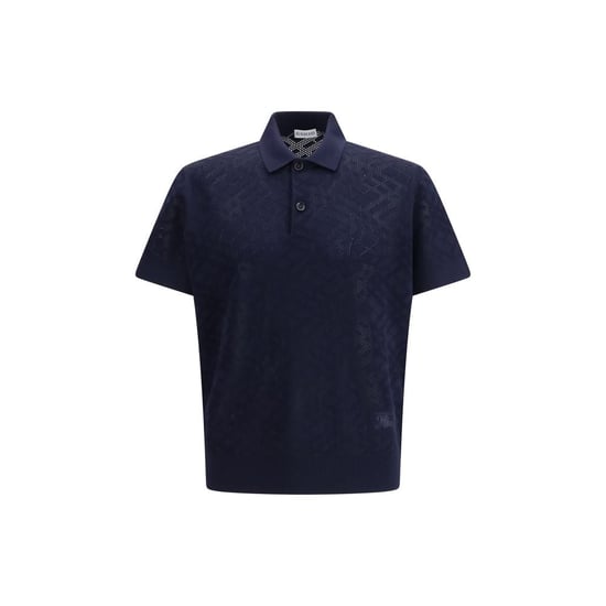 Camisa Polo de Lana Azul Burberry - Image 1