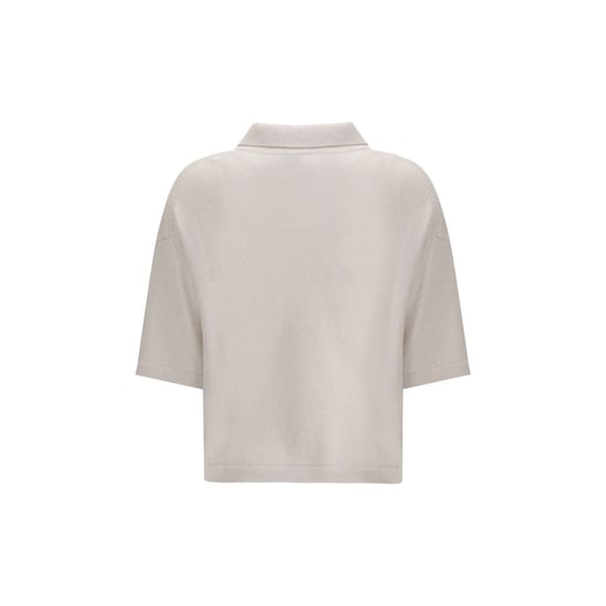 Polo de Cachemira Beige Allude - Image 2