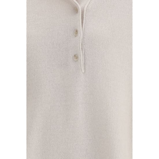Polo de Cachemira Beige Allude - Image 3