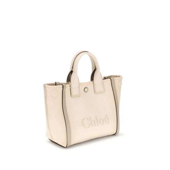 Bolso de mano de algodón beige Chloé - Image 2