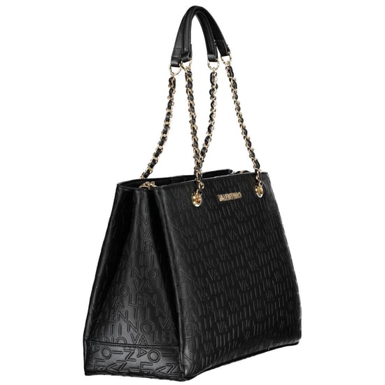 Bolso de mano de polietileno negro Mario Valentino - Image 3