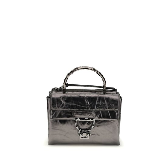 Bolso de mano Coccinelle de cuero de ternera negro Bos Taurus - Image 1