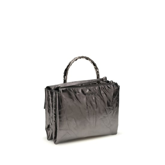 Bolso de mano Coccinelle de cuero de ternera negro Bos Taurus - Image 3