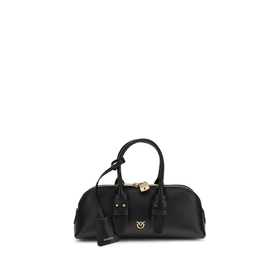 Bolso PINKO de piel de becerro negra Bos Taurus - Image 1