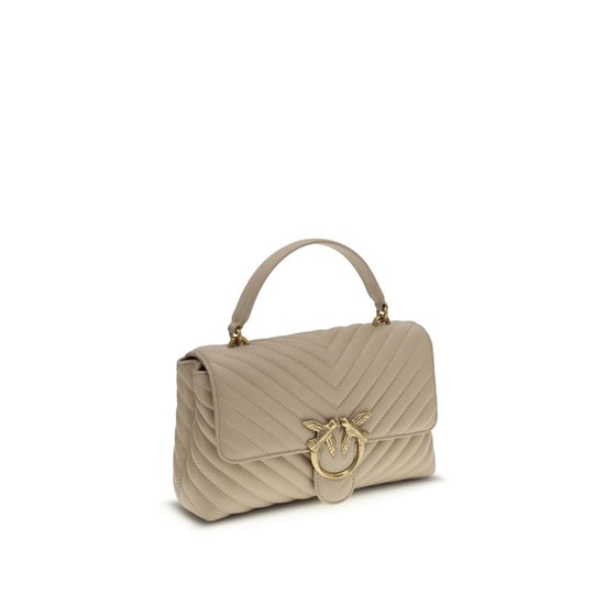 Cartera PINKO de piel de becerro beige Bos Taurus - Image 2