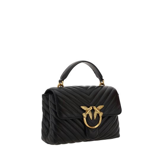 Bolso PINKO de cuero de ternera negro Bos Taurus - Image 2