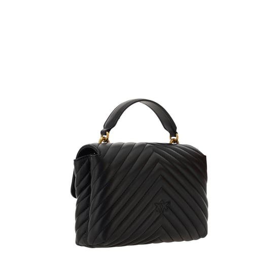 Bolso PINKO de cuero de ternera negro Bos Taurus - Image 3