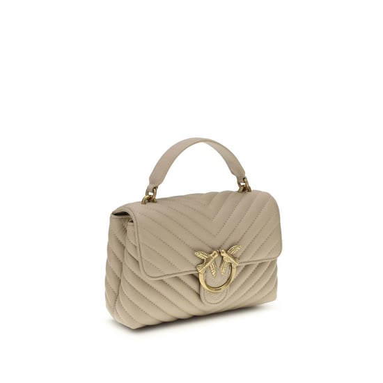 PINKO Bolso de Cuero de Ternera Beige Bos Taurus - Image 2