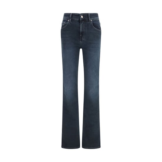 Jeans Flared de Algodón Azul Haikure - Image 1