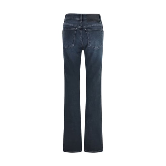 Jeans Flared de Algodón Azul Haikure - Image 2