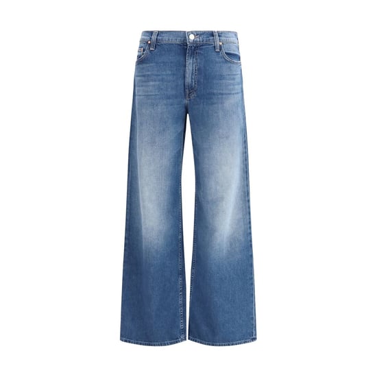 Jeans de mezclilla azul de algodón acampanados Mother Denim - Image 1