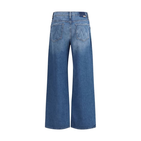 Jeans de mezclilla azul de algodón acampanados Mother Denim - Image 2
