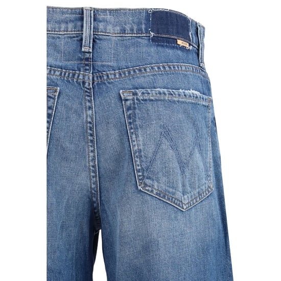 Jeans de mezclilla azul de algodón acampanados Mother Denim - Image 3