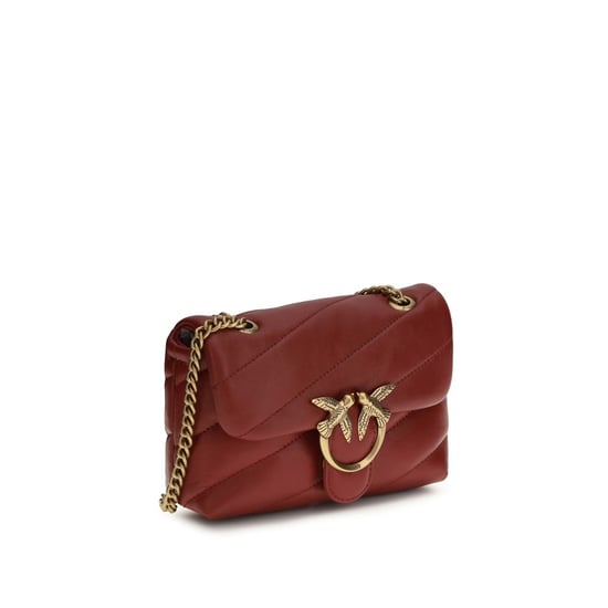 Bolso de hombro de cuero de ternera Burdeos PINKO Bos Taurus - Image 2