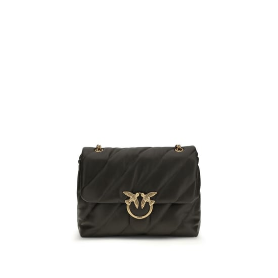 PINKO Bolsa de Hombro Bicolor de Cuero de Ternera Bos Taurus - Image 1