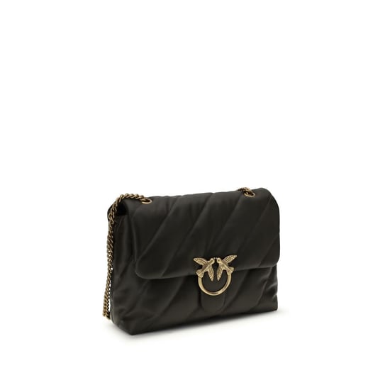 PINKO Bolsa de Hombro Bicolor de Cuero de Ternera Bos Taurus - Image 2